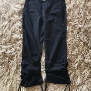 Black rei nylon pants. 8